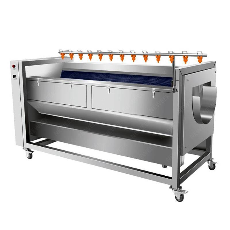 Neweek Carrot Fruit Cleaning Machine Potato Washing And Peeling Machine